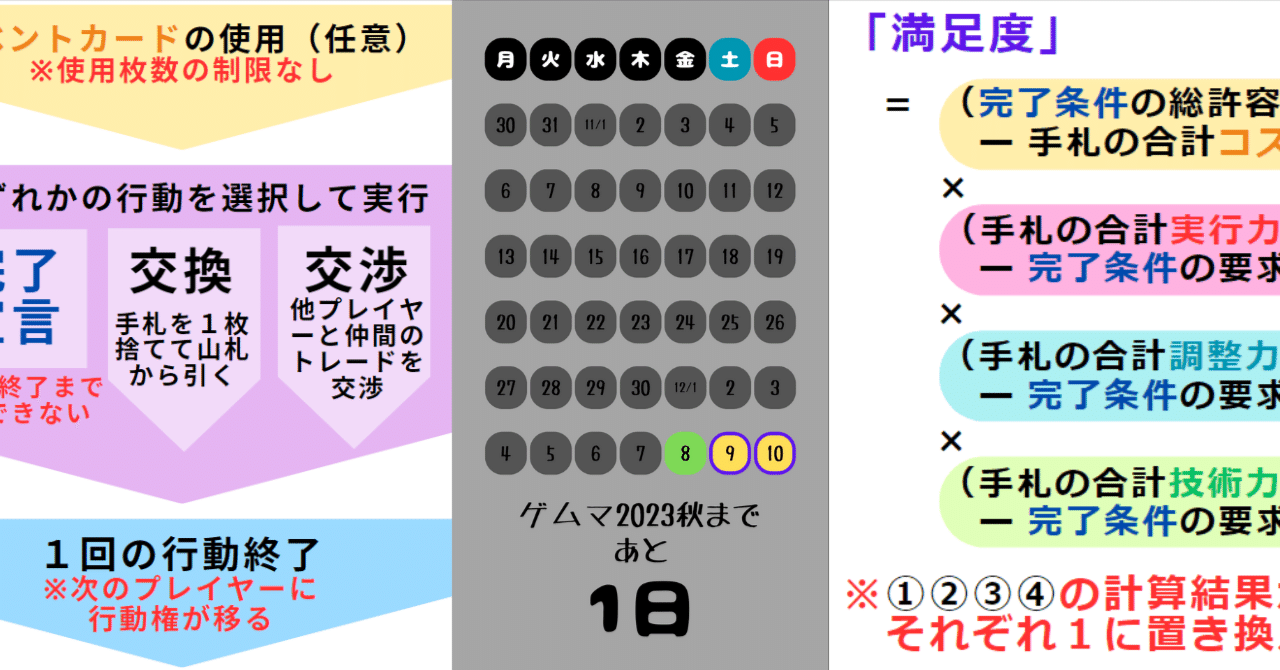 いよいよ明日ですね！(ゲムマ2023秋まであと1日！)