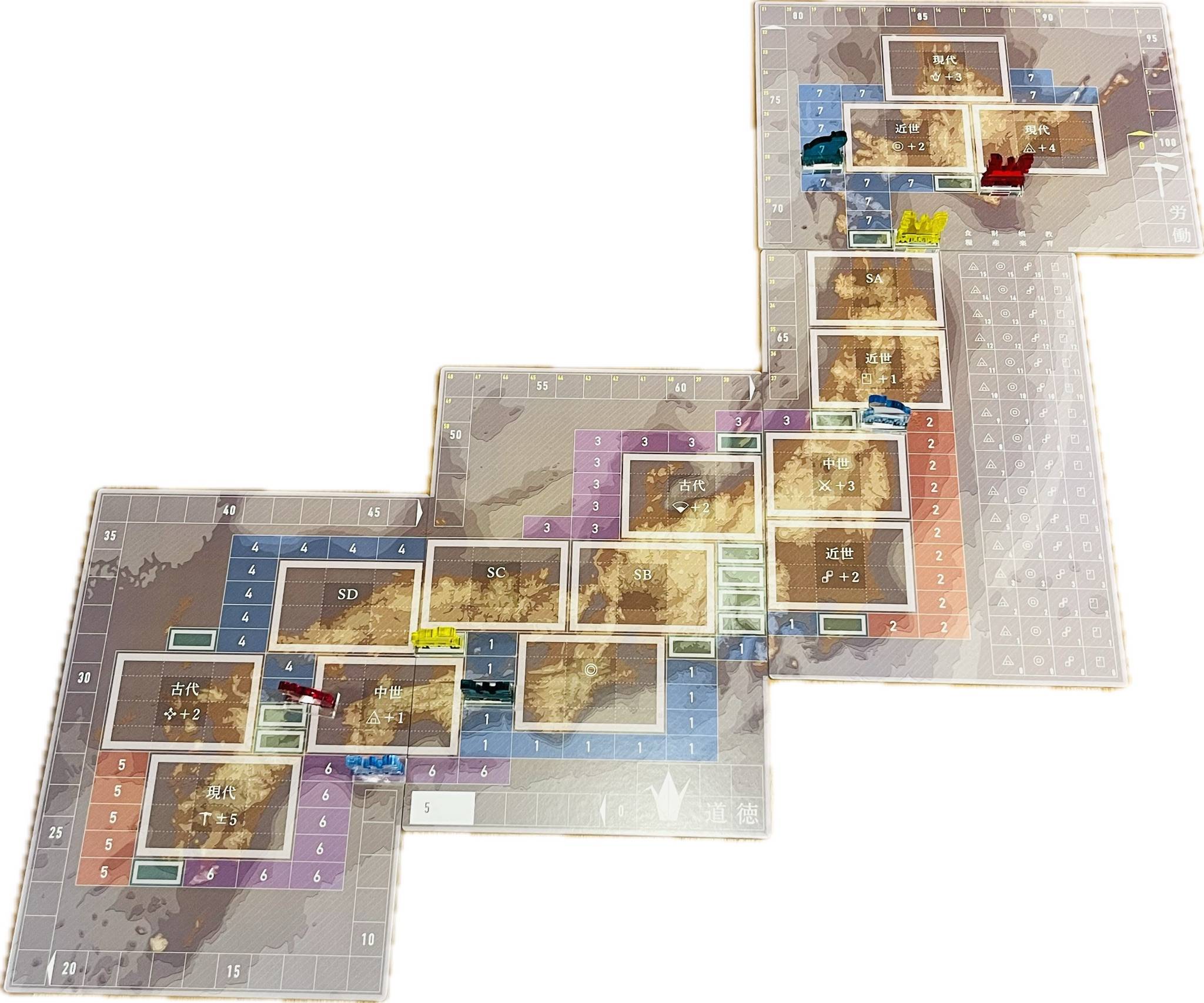 日本史重量級ワカプレ【和を以て貴しと為す】・メインボードについて１