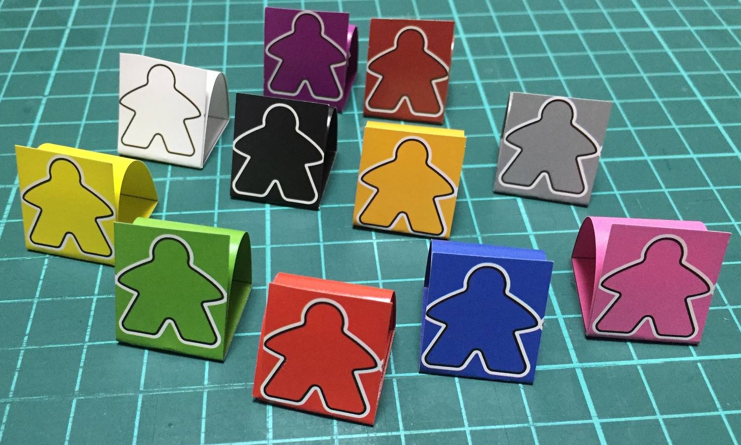 紙製ミープルSheetupleとその原型