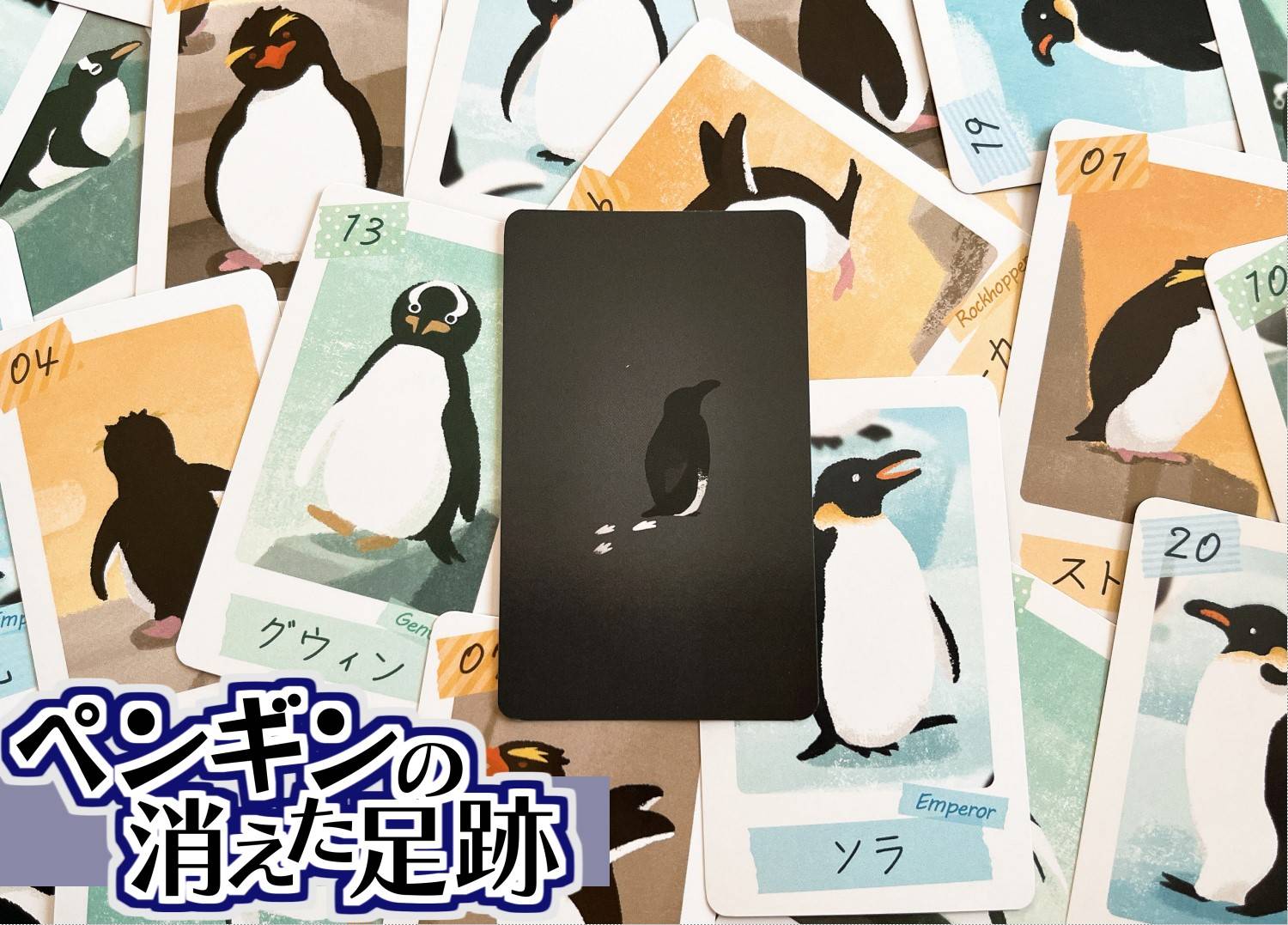 論理型推理カードゲーム】ペンギンの消えた足跡【2023秋新作