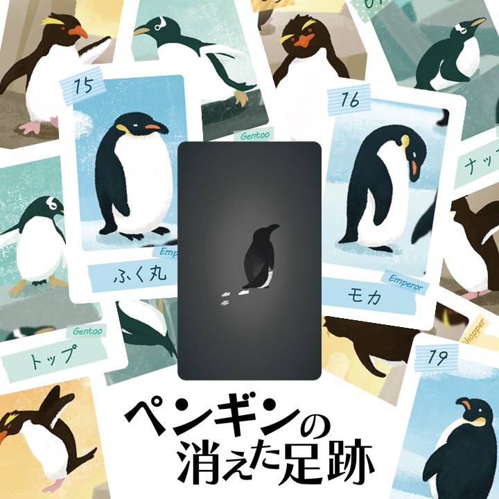 【論理型推理カードゲーム】ペンギンの消えた足跡