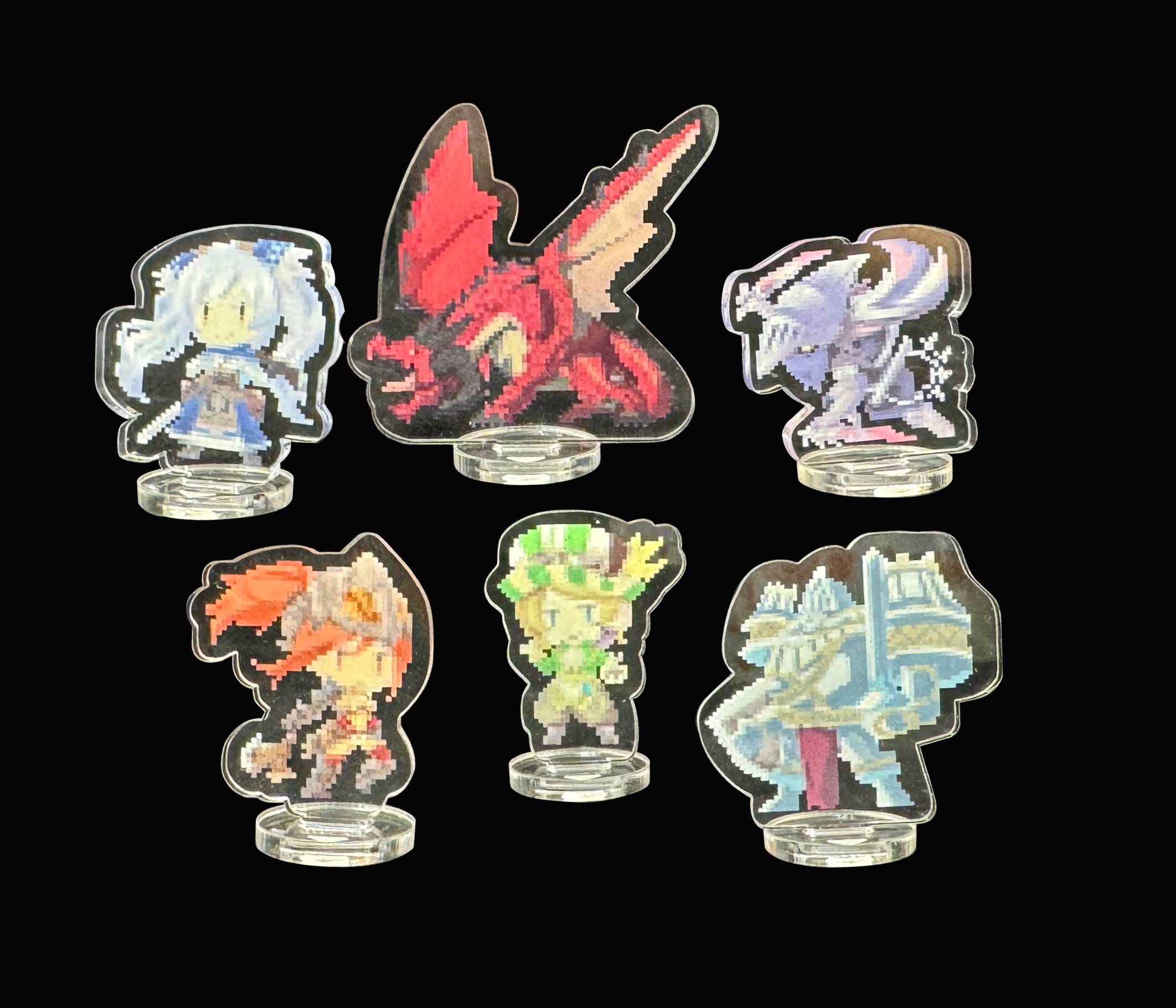 新情報　コラボ製品ドット絵アクスタにドラスレ登場！