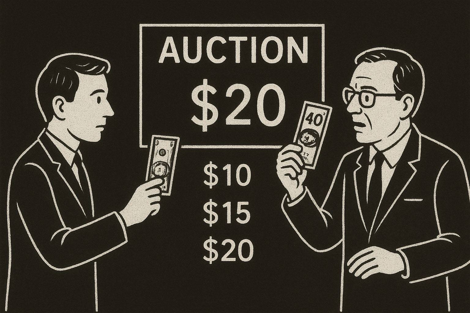 お金でお金を買うオークションをご存じですか？