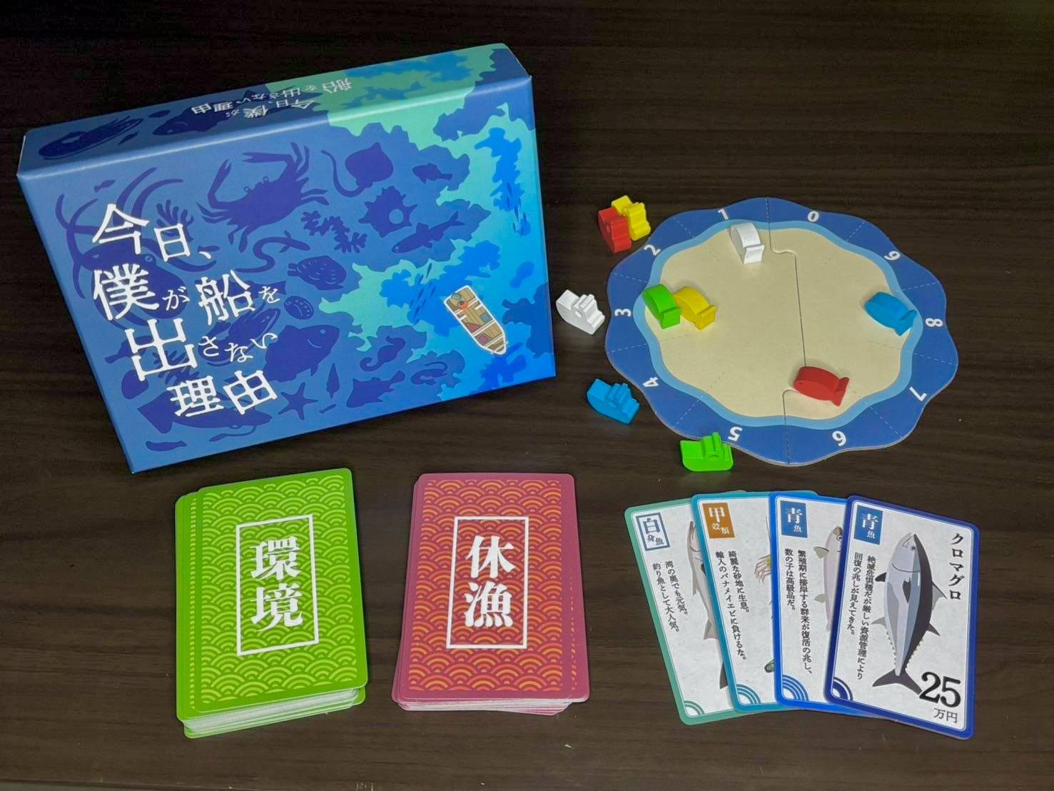 今日、僕が船を出さない理由 (委託) | 『ゲームマーケット』公式サイト 
