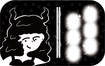 『天使と悪魔』ご予約特典のバッジ👼👿 デザインをチラ見せ