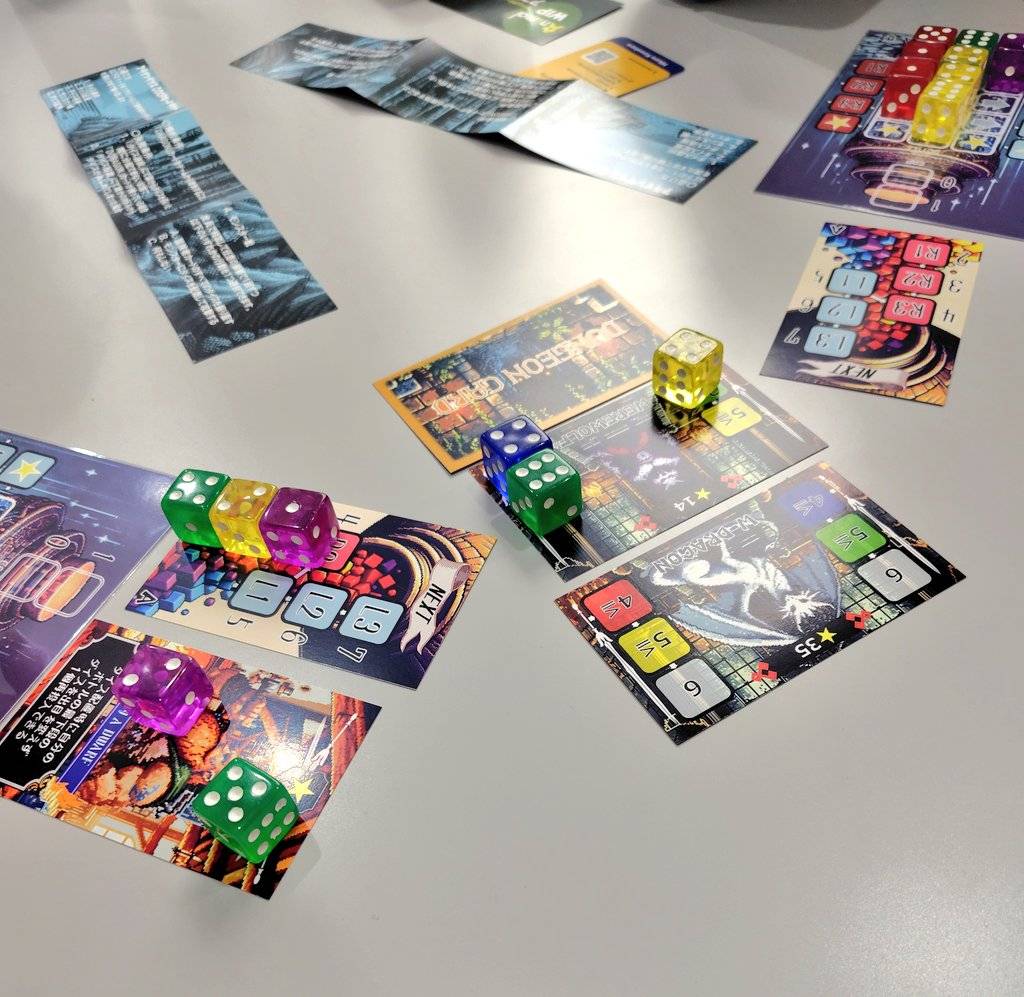 新作 アラインダイス 水道橋ボドゲ会  試遊感想