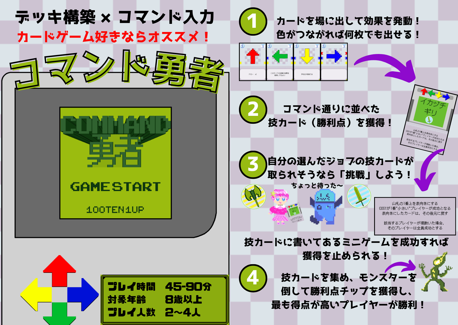 ゲームの説明書！　Q16(11/22 1日目)　「COMMAND勇者（コマンドゆうしゃ）」