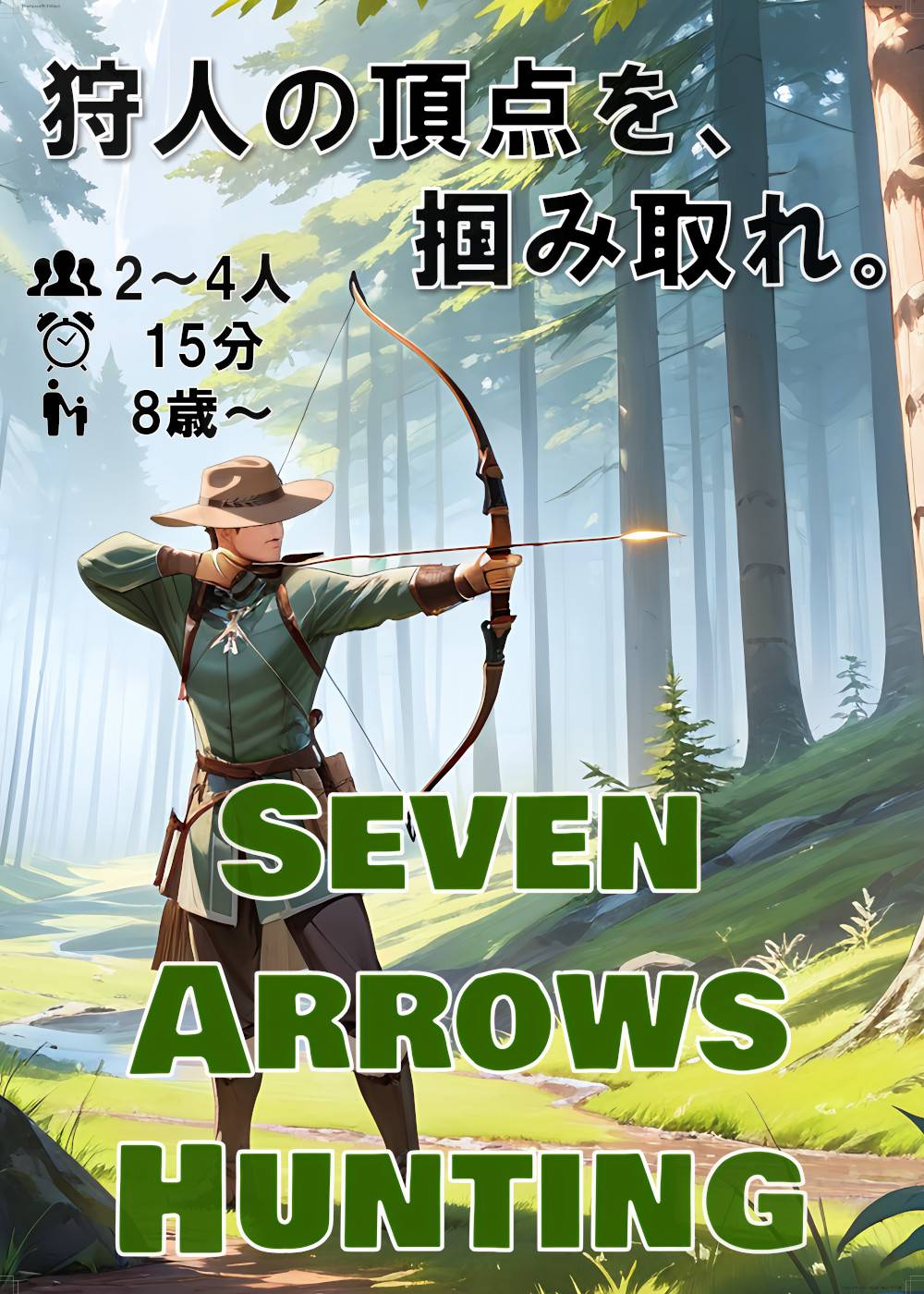 【SEVEN ARROWS  HUNTING】ゲムマ2025秋の新作ゲーム紹介①