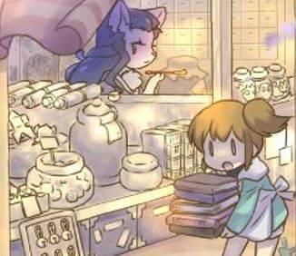 【V60】新作『ふしぎ商店 めくりん堂』お店ものRPG