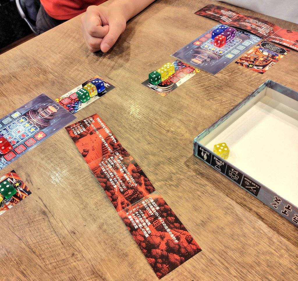 新作 アラインダイス 必ずレビューがSNSに投稿される試遊会 試遊感想