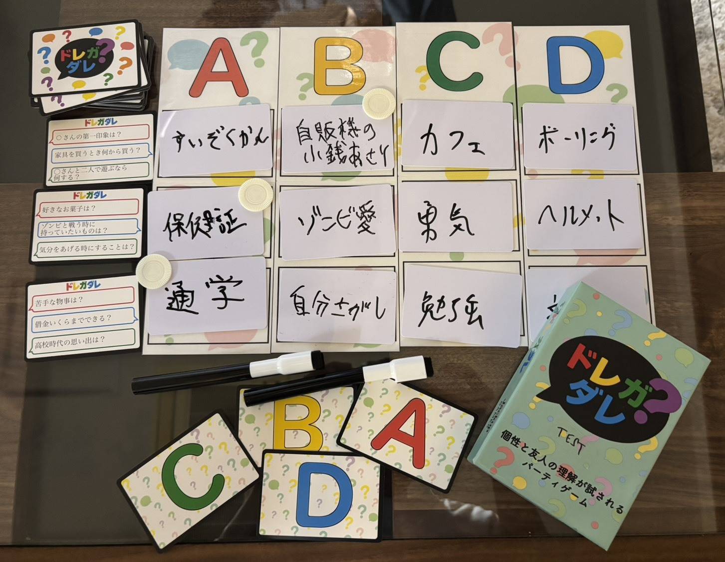 匿名回答パーティゲーム！！「ドレガダレ」