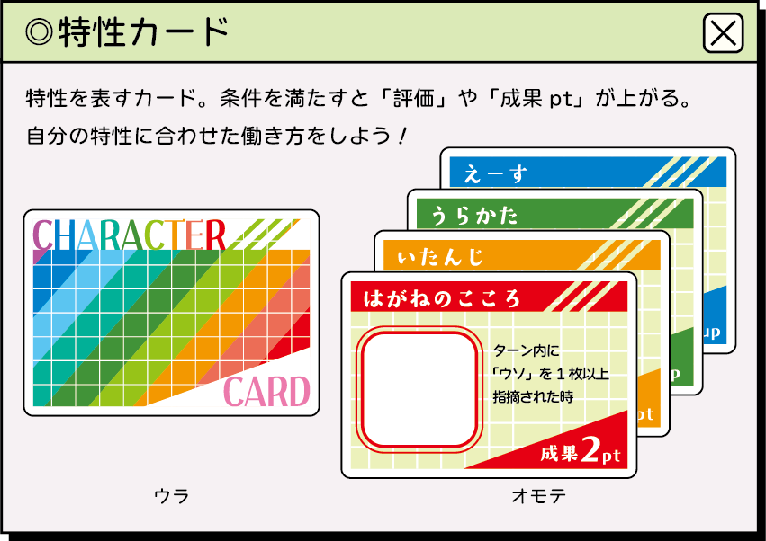 特性カード