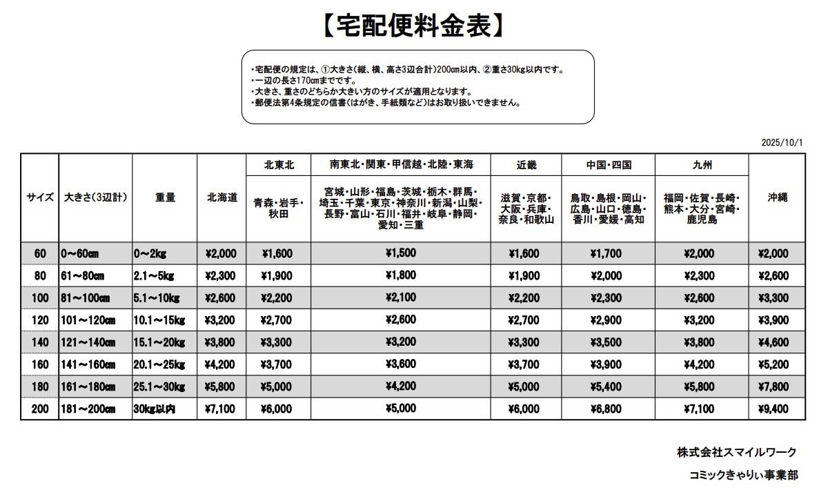 出展者向け2025秋スケジュール
