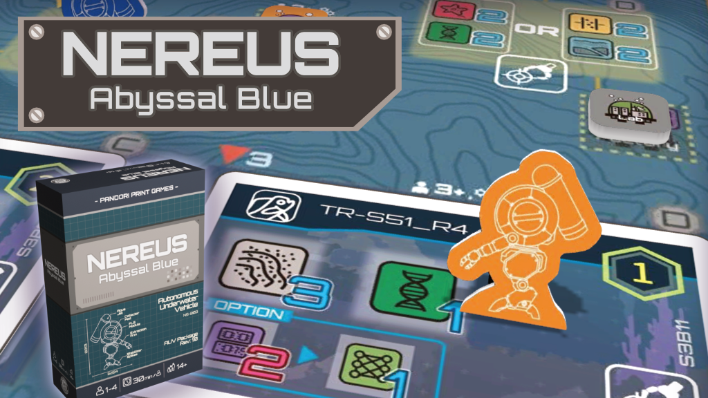 ゲムマ25秋 参考出展作『Nereus: Abyssal Blue』Kickstarterでプロジェクト開始します