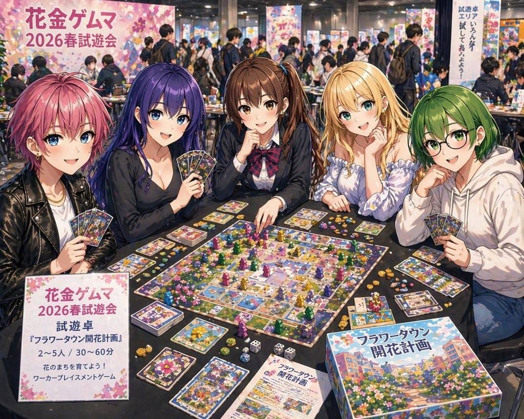 花金ゲムマ2026春試遊会に行って来ました！