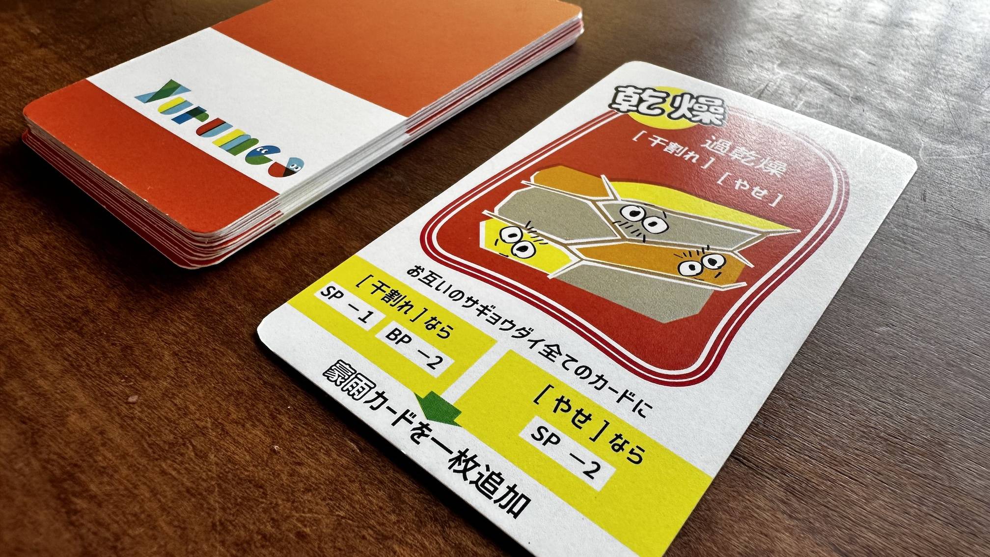 『Yurumee』コンポーネントあれこれ　3 / 気象カード