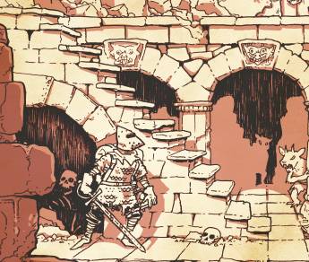 ソロゲーム「ミニダンジョン」＆シナリオ1「灰と剣の迷宮」を発売開始予定です。