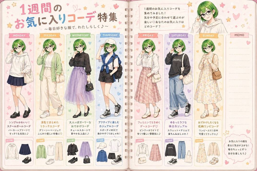 ゲムマ初心者おすすめコーデ