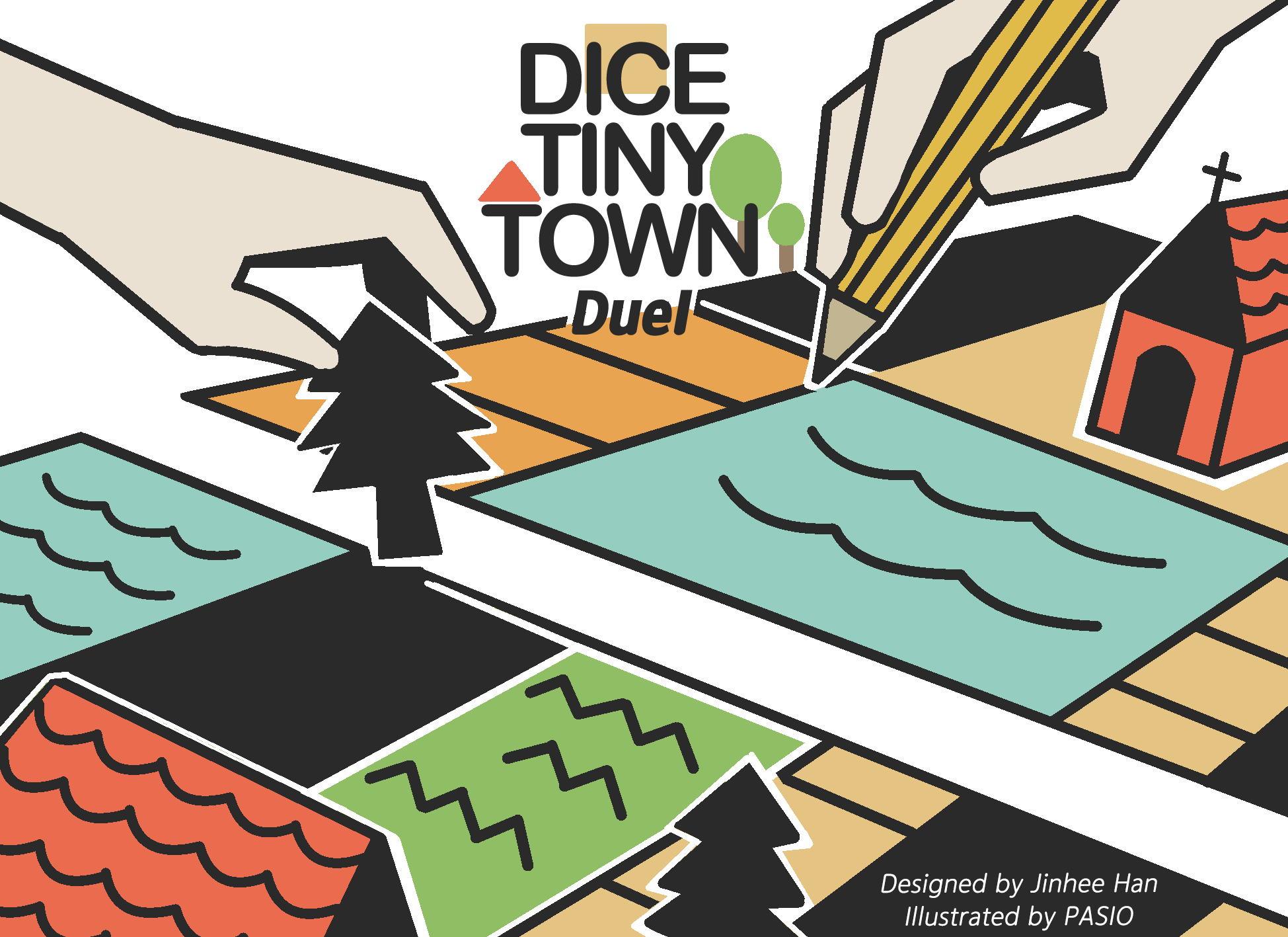 [土-W15]『ダイス・タイニー・タウン 対決』紹介 & ルール公開