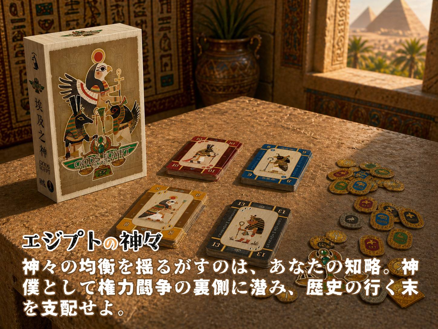 エジプトの神々 | 『ゲームマーケット』公式サイト | 国内最大規模の