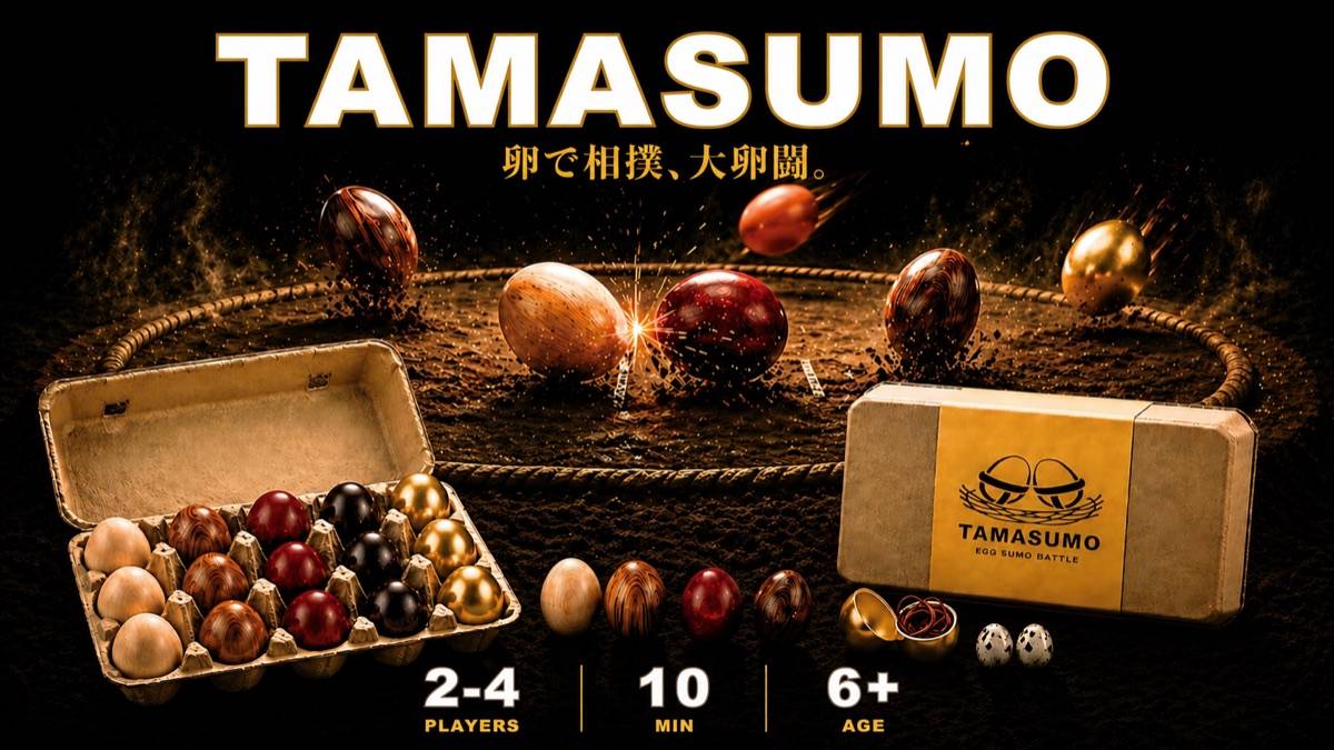 TAMASUMO — 卵で相撲、大卵闘。