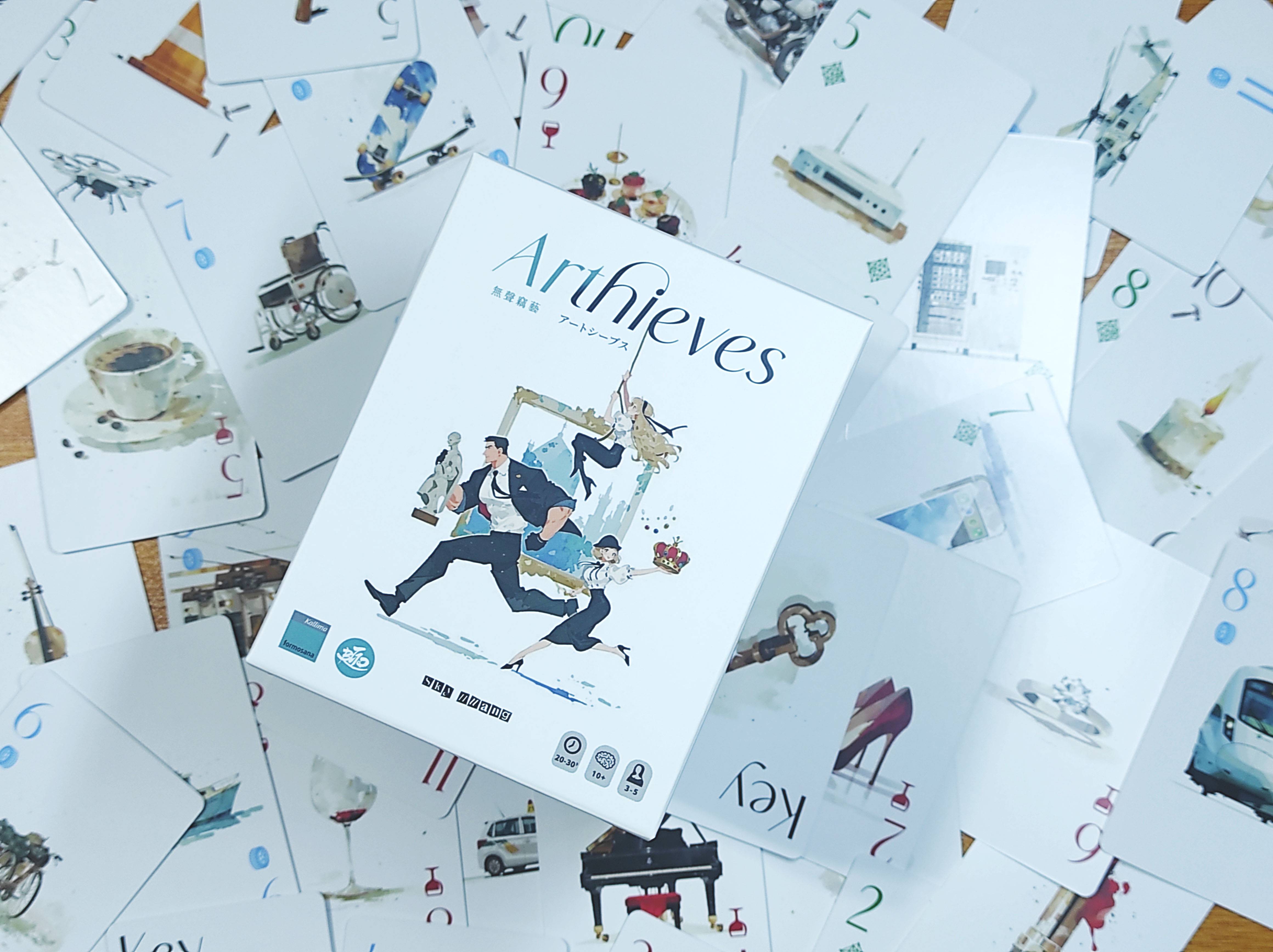 『アートシーブス (Arthieves)』タイトル：ついに！ゲームカードが完成しました！