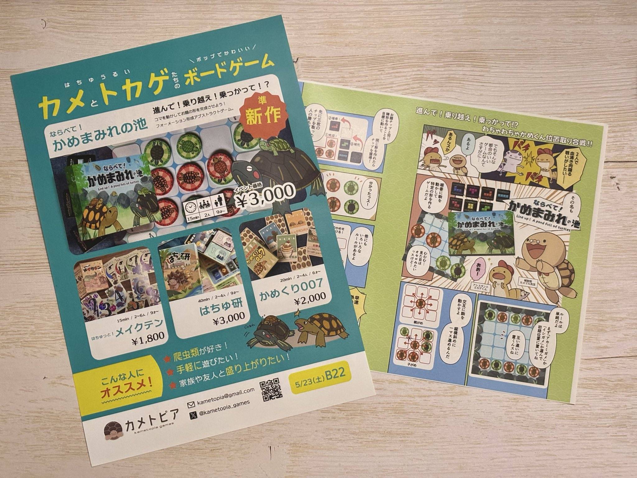 届いたチラシの現物