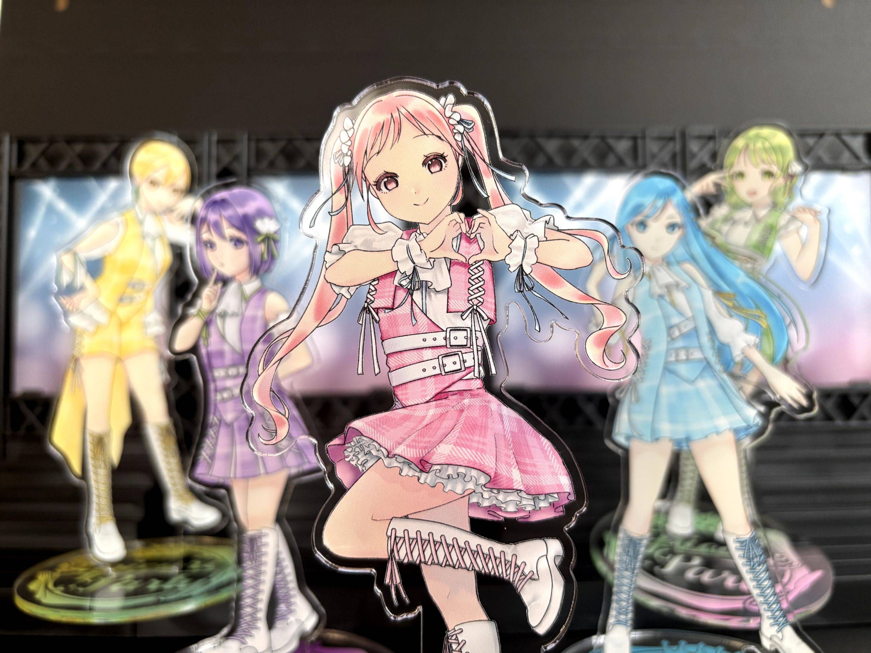 【どの子を推す？】展示用アクスタが届きました！【土-B30】オタクは黙って推しに貢げ!!