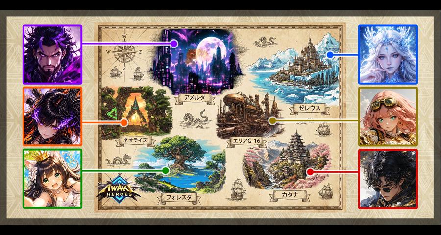 「アウェイクヒーローズEX1＆2」６陣営と新キャラクターカード紹介