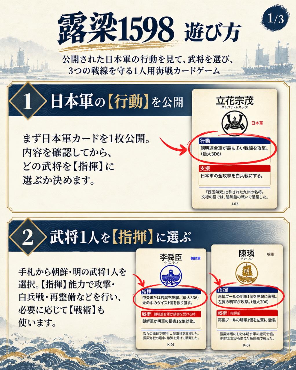 露梁1598 遊び方 1/3