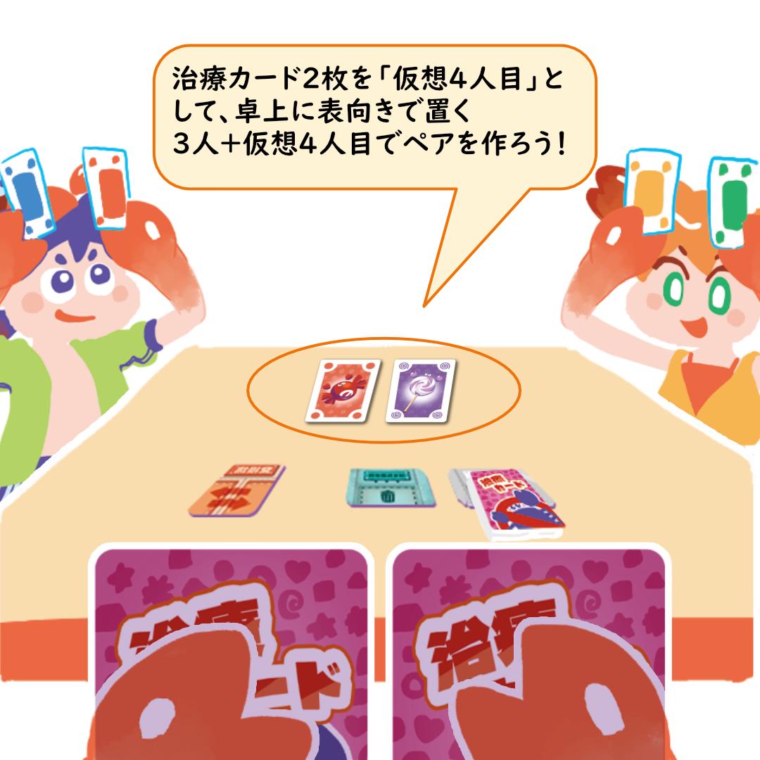 【かにパニ】3人でもカニカニ！｜“仮想4人目”を使った3人向け変則ルール