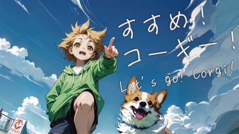 [すすめ！コーギー！（Let's go！Corgi！）]