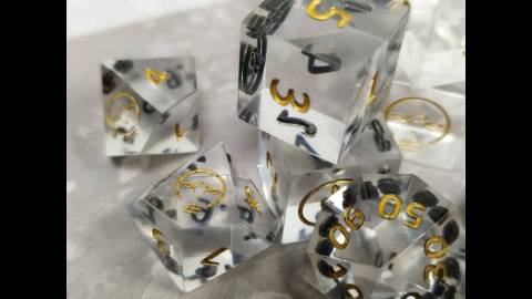 [【海中電灯】インナーカラードダイス黒]