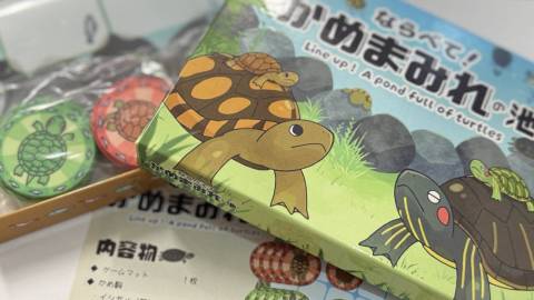 [ならべて！かめまみれの池]