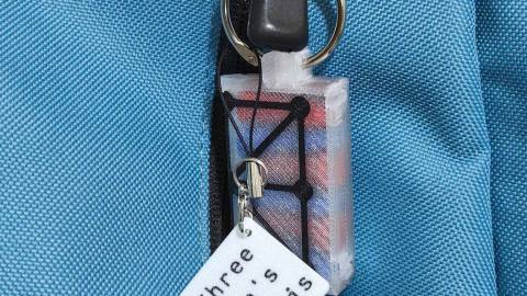[【Three men's morris】ミニボドゲキーホルダー]