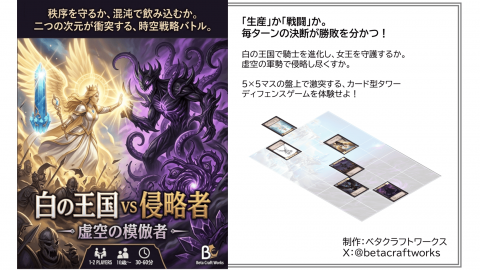 [白の王国 vs 侵略者（虚空の模倣者）]