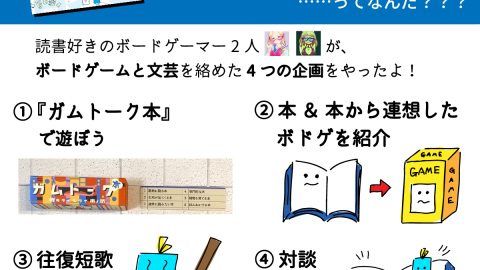 [ボードゲーマー／読書家じゃないかもしれない]
