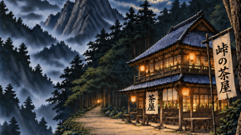 [木隠峠の闇夜(こがくれとうげのあんや)]